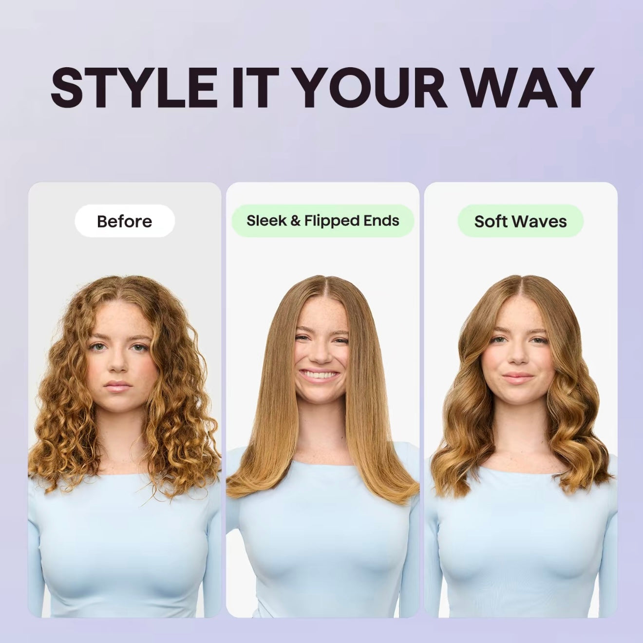 2 in 1 Straighter Brush